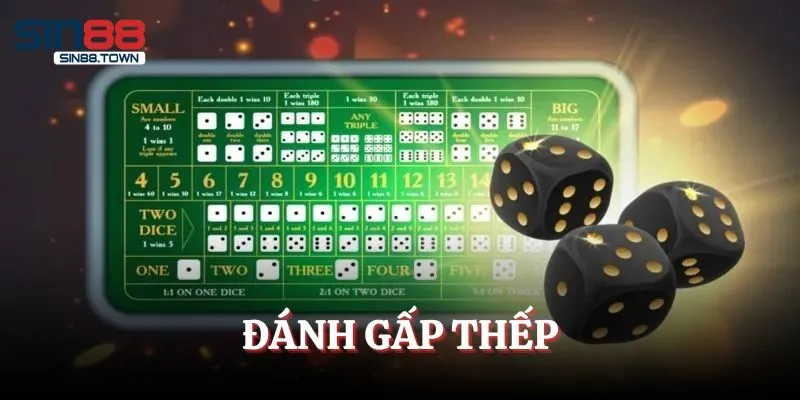 Áp dụng công thức gấp thếp trong khi cược